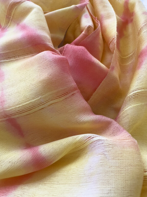 Tie-dye Scarf - Silk & Cotton