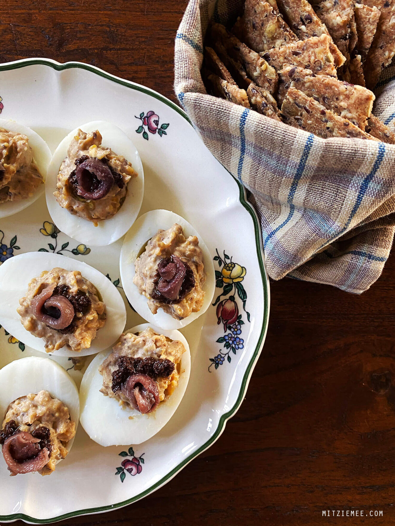 Rezept - Deviled Eggs - Gefüllte Eier mit Sardellen und Tapenade