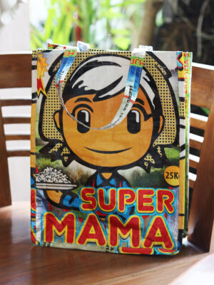 Super Mama Tote - Recycled Rice Bags - Mitzie Mee Shop