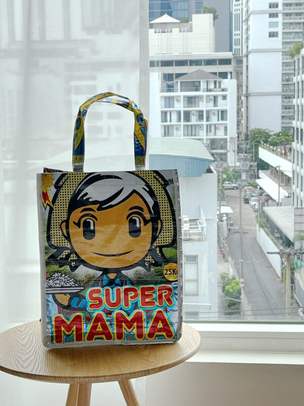 Super Mama Tote - Recycled Rice Bags - Mitzie Mee Shop