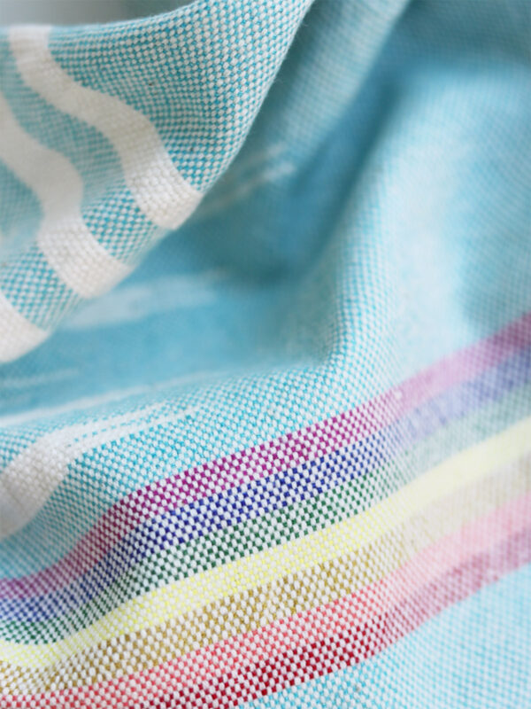 Rainbows Geschirrtuch - Handgewebte Baumwolle - Fair Fashion - Mitzie Mee