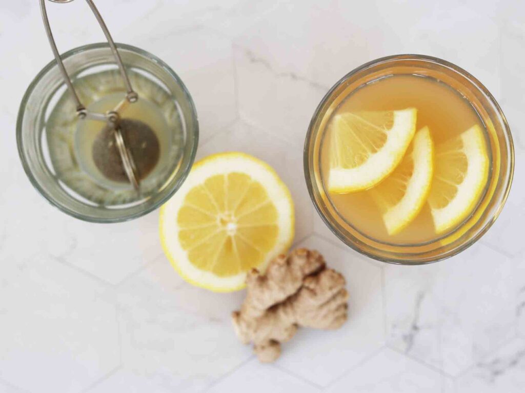 Rezept: Ingwertee mit Zitrone und Honig