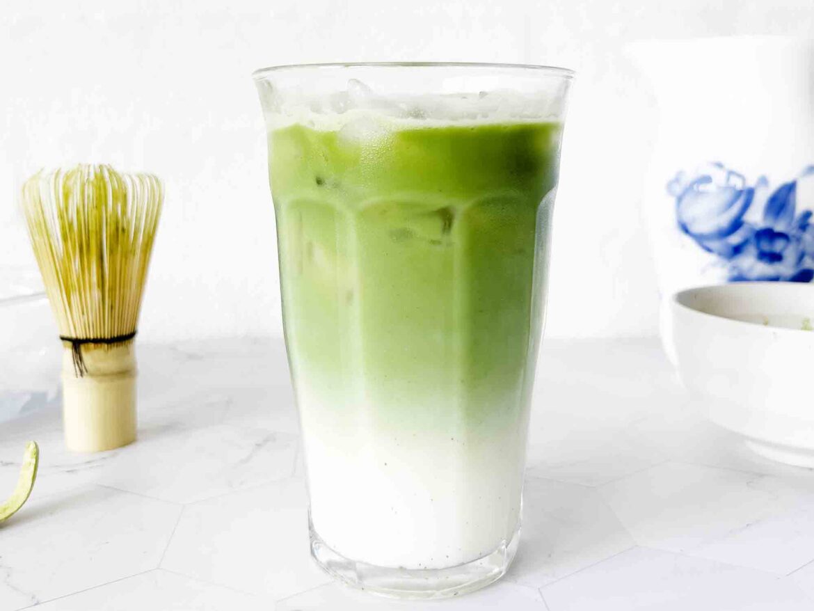 Rezept: Iced Matcha Latte