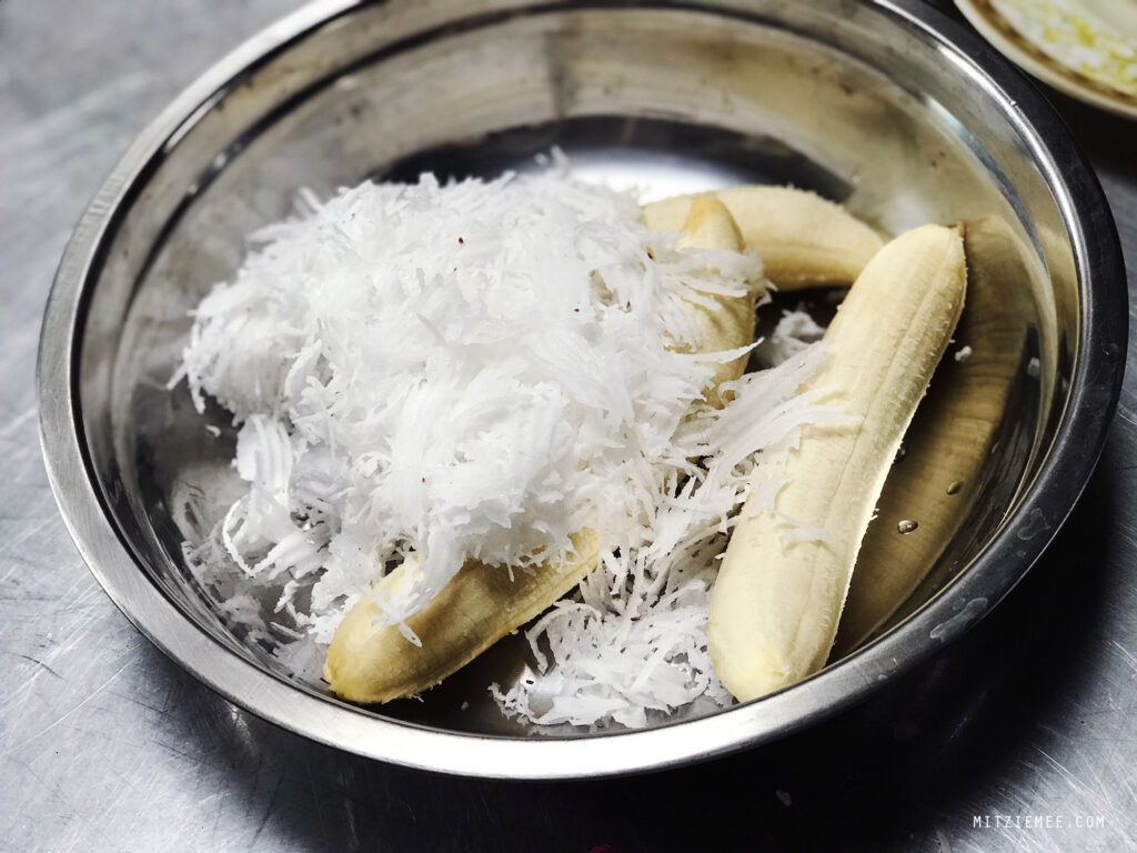 Rezept: Burmesische Bananen-Kokos-Päckchen