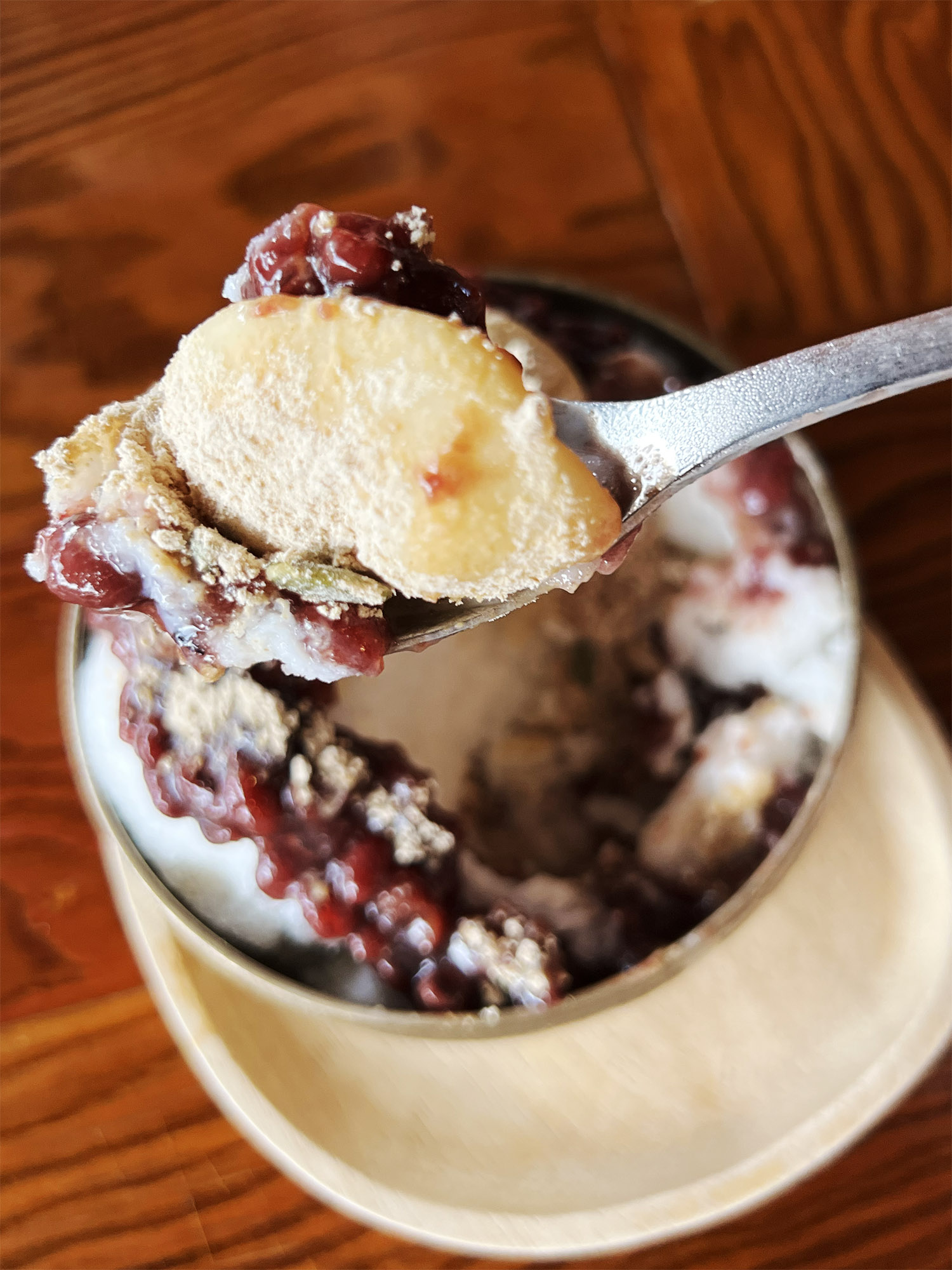 Korea: Patbingsu im Cafe Dal im Jeonju Hanok Village