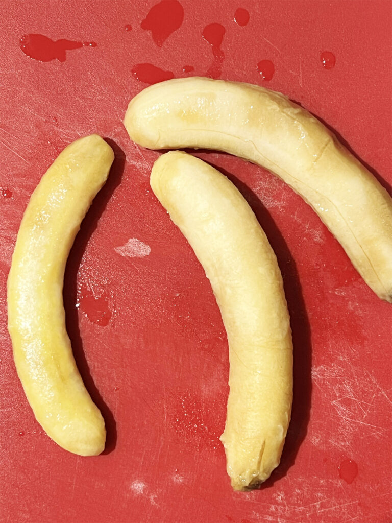 Rezept: Bananeneis mit Erdnussbutter und Schokolade