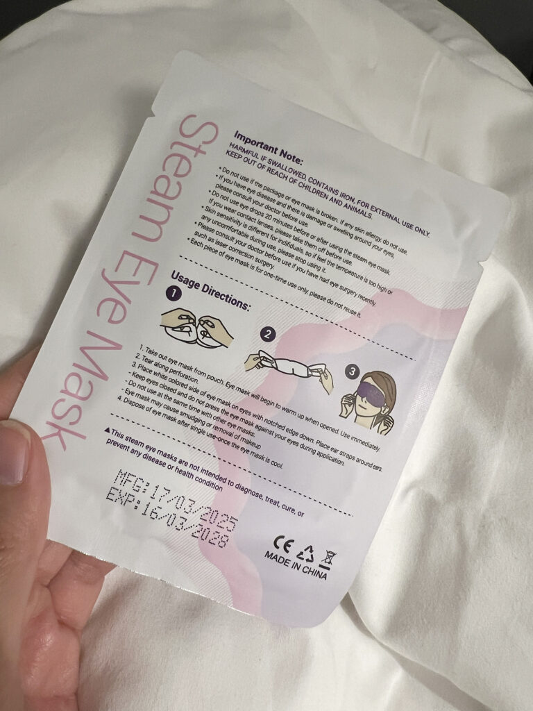 Review: BeHoomi Steam Eye Mask – Lavendel
