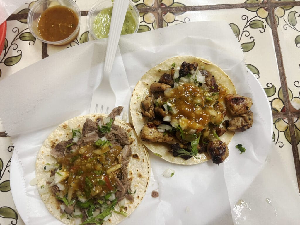 Frühstück bei Taqueria Bahia in San Rafael