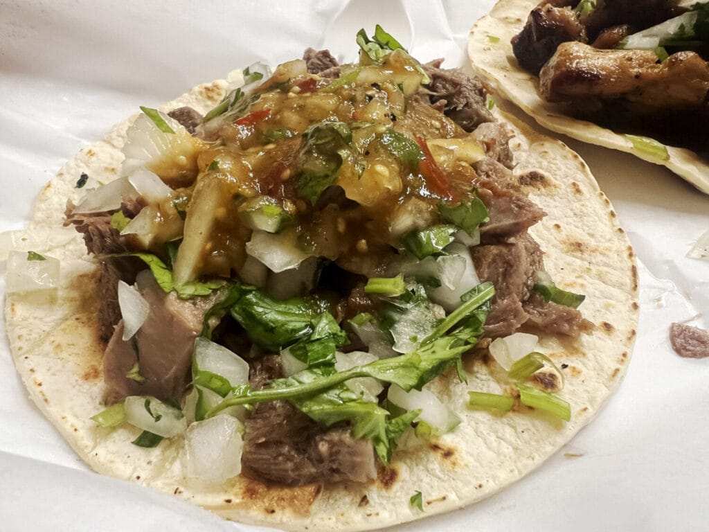 Frühstück bei Taqueria Bahia in San Rafael