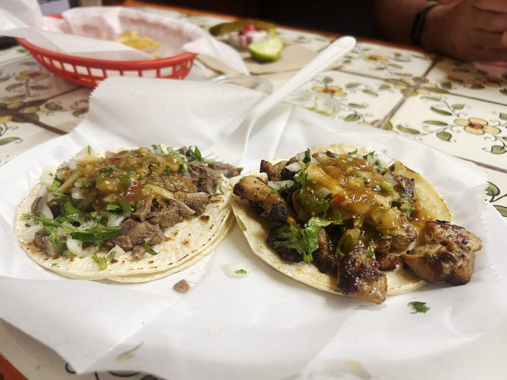 Frühstück bei Taqueria Bahia in San Rafael