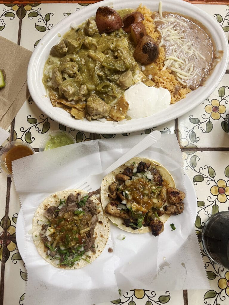 Frühstück bei Taqueria Bahia in San Rafael