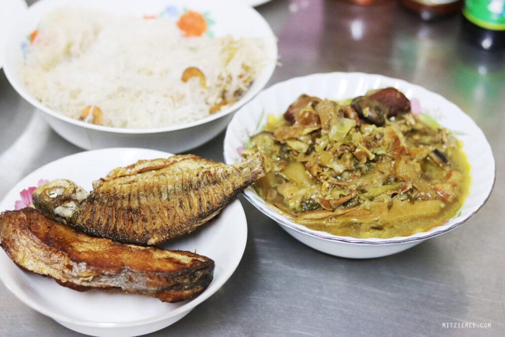 Khmer-Abendessen bei Kanary zu Hause