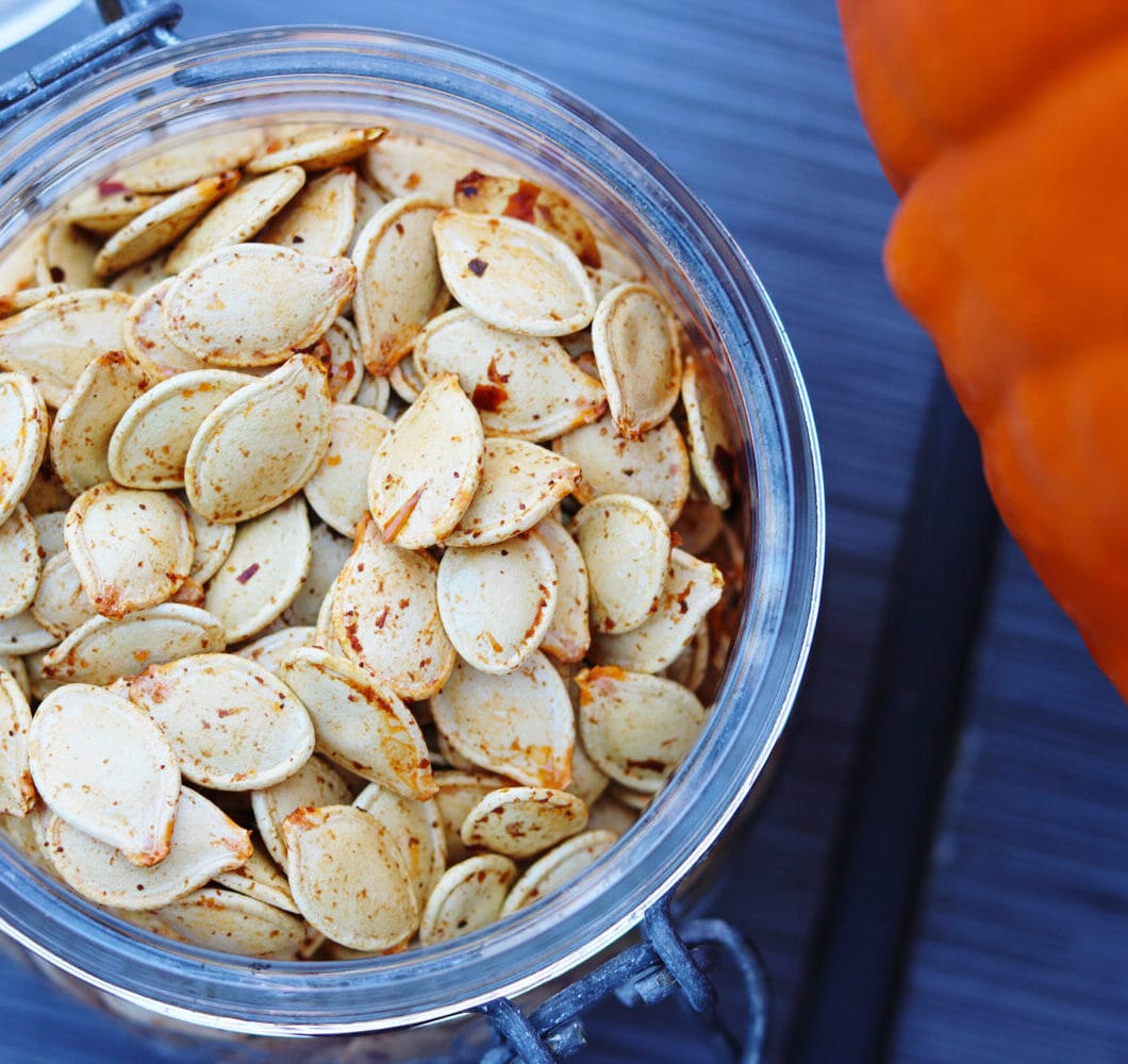 Rezept: Geröstete Kürbiskerne mit Harissa