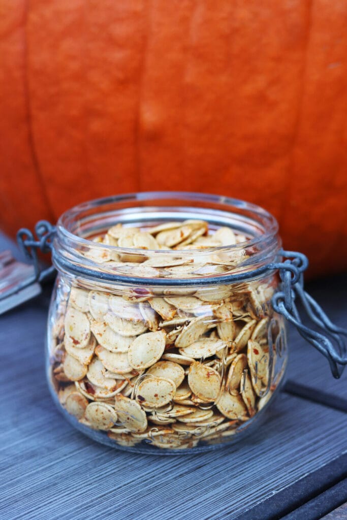 Rezept: Geröstete Kürbiskerne mit Harissa